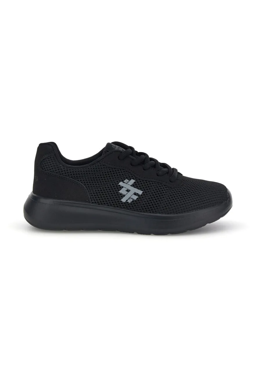 Schwarze Netz-Turnschuhe 2t2l 155BK070903