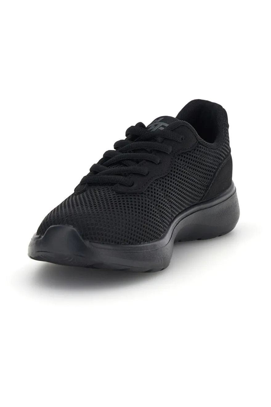 Schwarze Netz-Turnschuhe 2t2l 155BK070903
