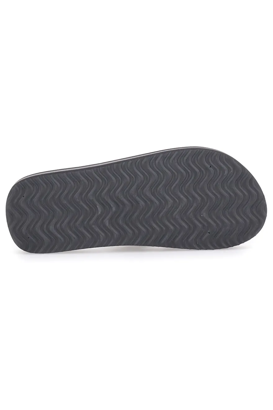 Schwarze Pantoffeln mit Stoffriemen Australian AU24W409