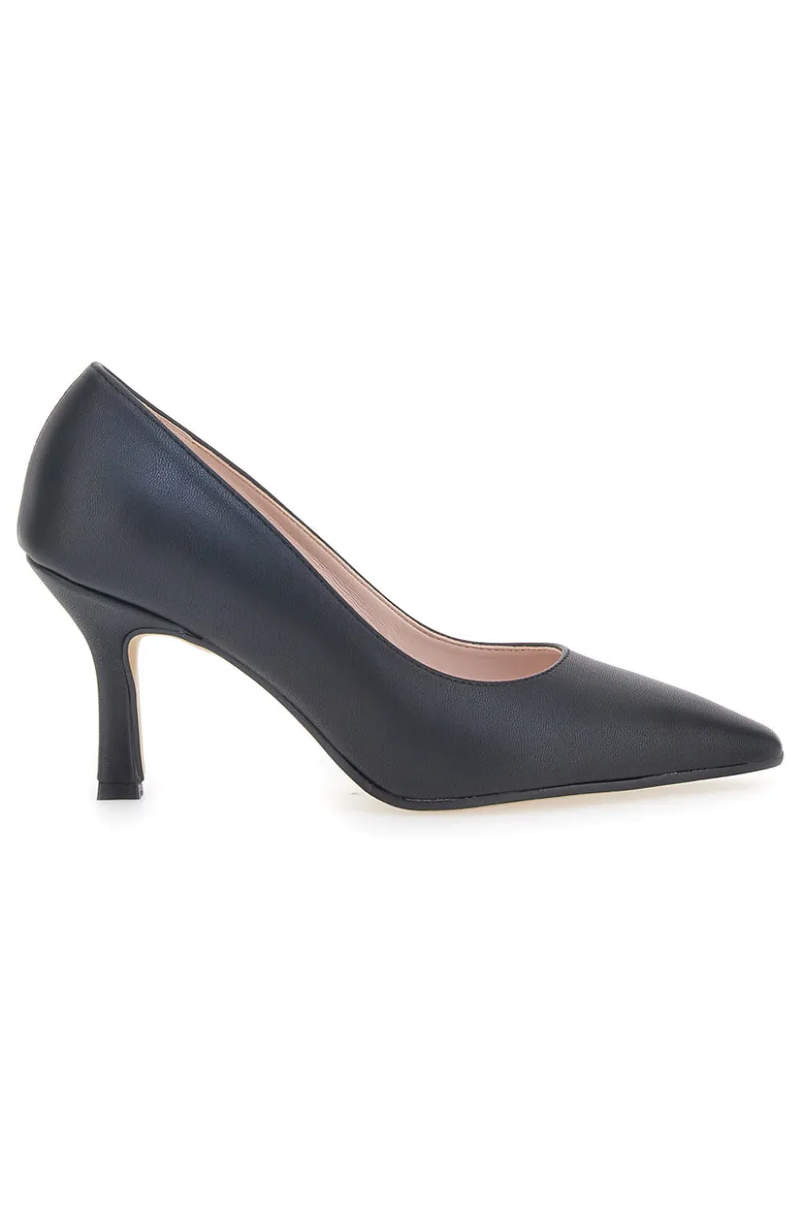Schwarze Pumps mit Pittarello-Absatz 4174