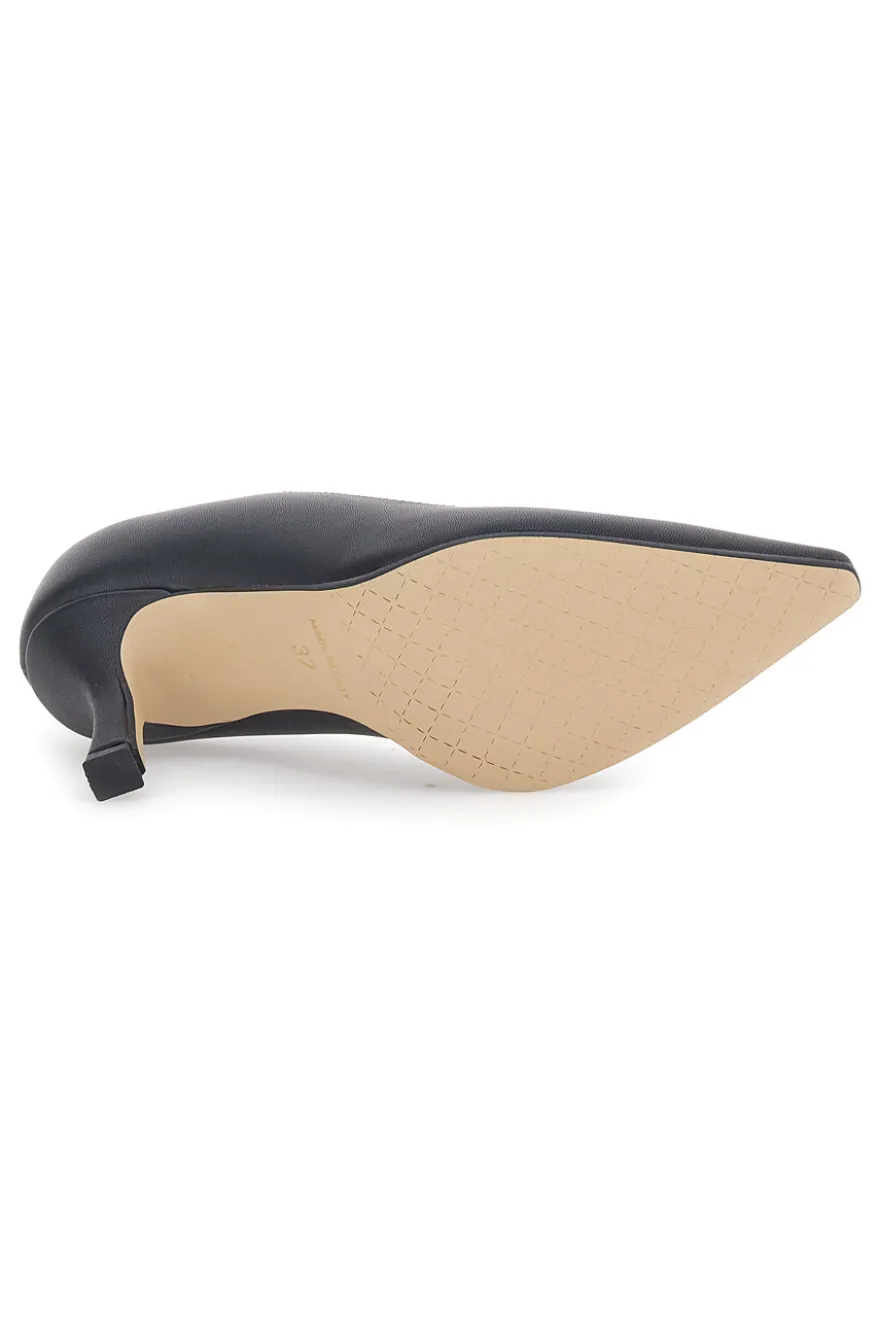Schwarze Pumps mit Pittarello-Absatz 4174