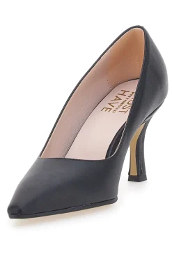 Schwarze Pumps mit Pittarello-Absatz 4174