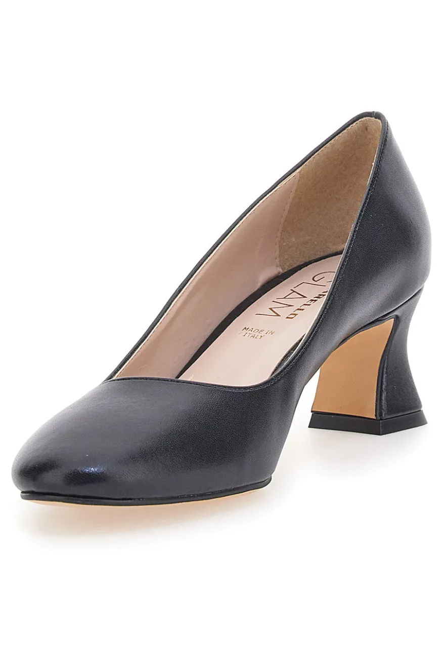 Schwarze Pumps mit Spulenabsatz Pittarello Glam 3607