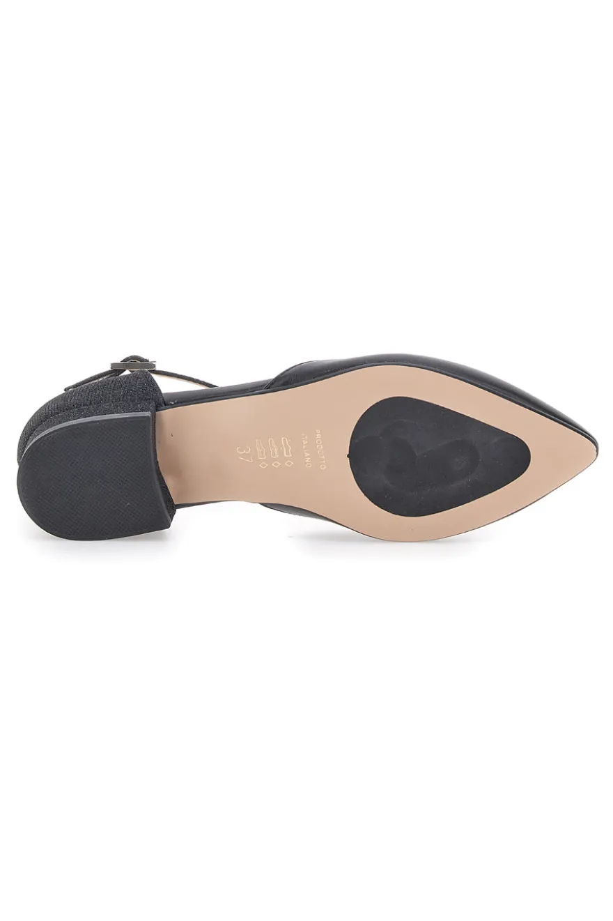 Schwarze Riemchenballerinas Pittarello Glam 3885