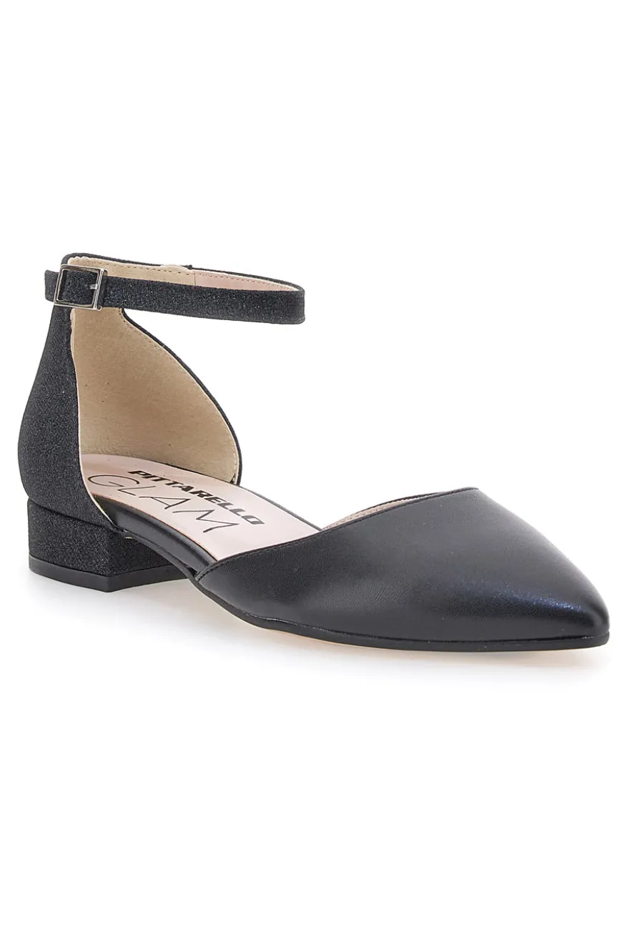 Schwarze Riemchenballerinas Pittarello Glam 3885