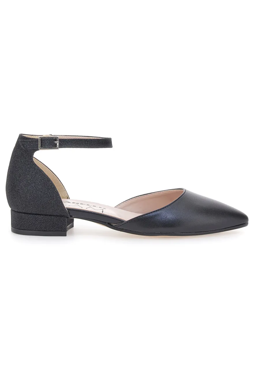 Schwarze Riemchenballerinas Pittarello Glam 3885