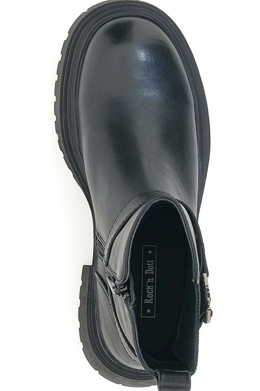 Schwarze Rock'n Doll Stiefeletten 29833