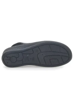 Schwarze Sandalen, hergestellt in Italien, mit Bio Up 1321-Lederfußbett