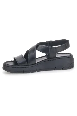 Schwarze Sandalen mit elastischer Rückseite und Plateau PITTARELLO FOCUS 3316124