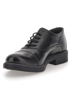 Schwarze Schnürschuhe aus echtem Leder PITTARELLO ELITE 73