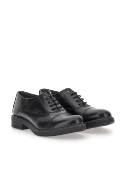 Schwarze Schnürschuhe aus echtem Leder PITTARELLO ELITE 73