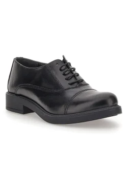Schwarze Schnürschuhe aus echtem Leder PITTARELLO ELITE 73