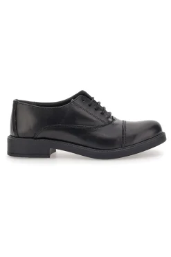 Schwarze Schnürschuhe aus echtem Leder PITTARELLO ELITE 73