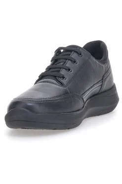 Schwarze Schnürschuhe aus echtem Leder Pittarello 5792