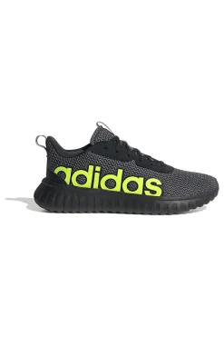 Schwarze Schuhe mit Mesh-Obermaterial und kontrastierendem Logo Adidas Kaptir Base