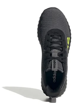 Schwarze Schuhe mit Mesh-Obermaterial und kontrastierendem Logo Adidas Kaptir Base