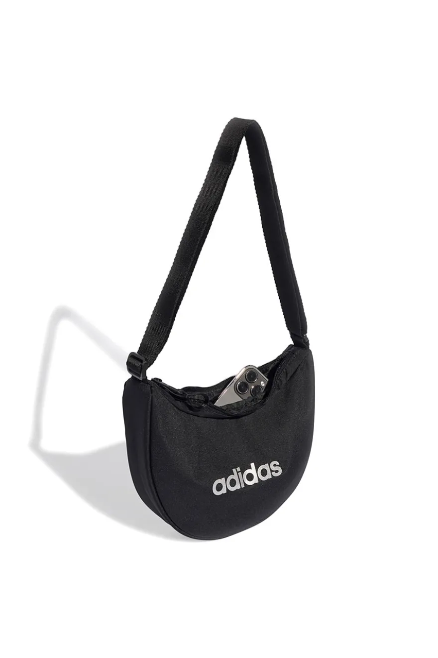 Schwarze Schultertasche mit Adidas WL ESS POUCH Logo