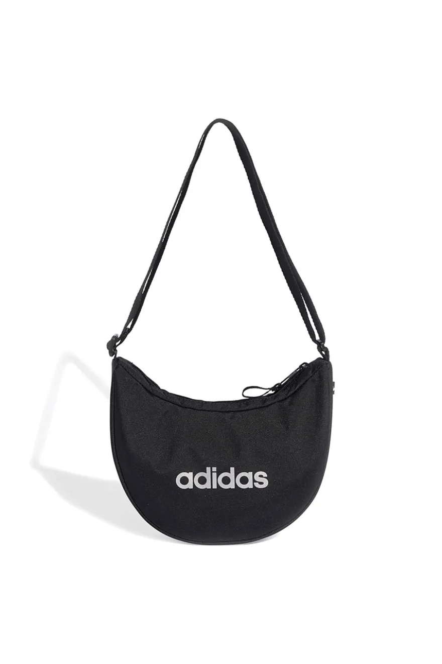 Schwarze Schultertasche mit Adidas WL ESS POUCH Logo