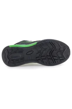 Schwarze Sicherheitsschuhe mit fluoreszierenden Einlagen S1P Blue Energy BS195 S1PS SR