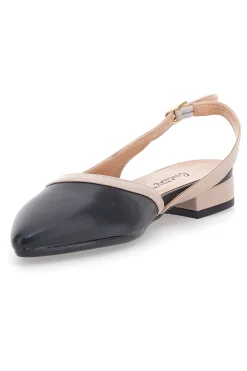 Schwarze Slingback-Ballerinas Pittarello Couture 6011