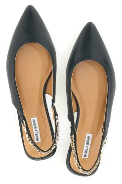 SCHWARZE SLINGBACK-BALLERINAS MARIELLA BURANI 51096