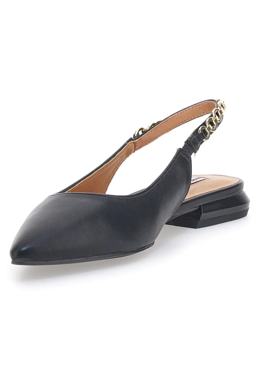 SCHWARZE SLINGBACK-BALLERINAS MARIELLA BURANI 51096