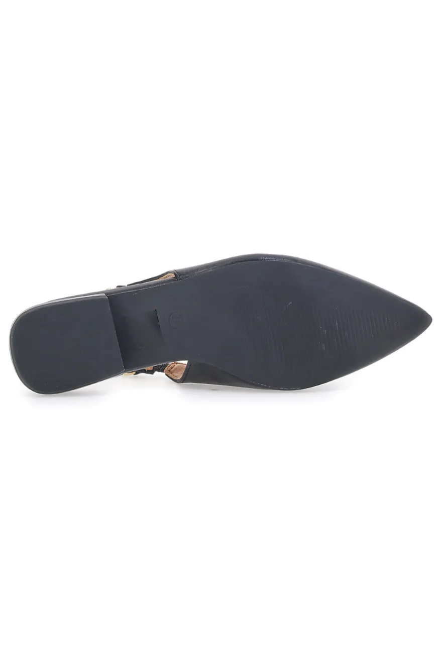 SCHWARZE SLINGBACK-BALLERINAS MARIELLA BURANI 51096