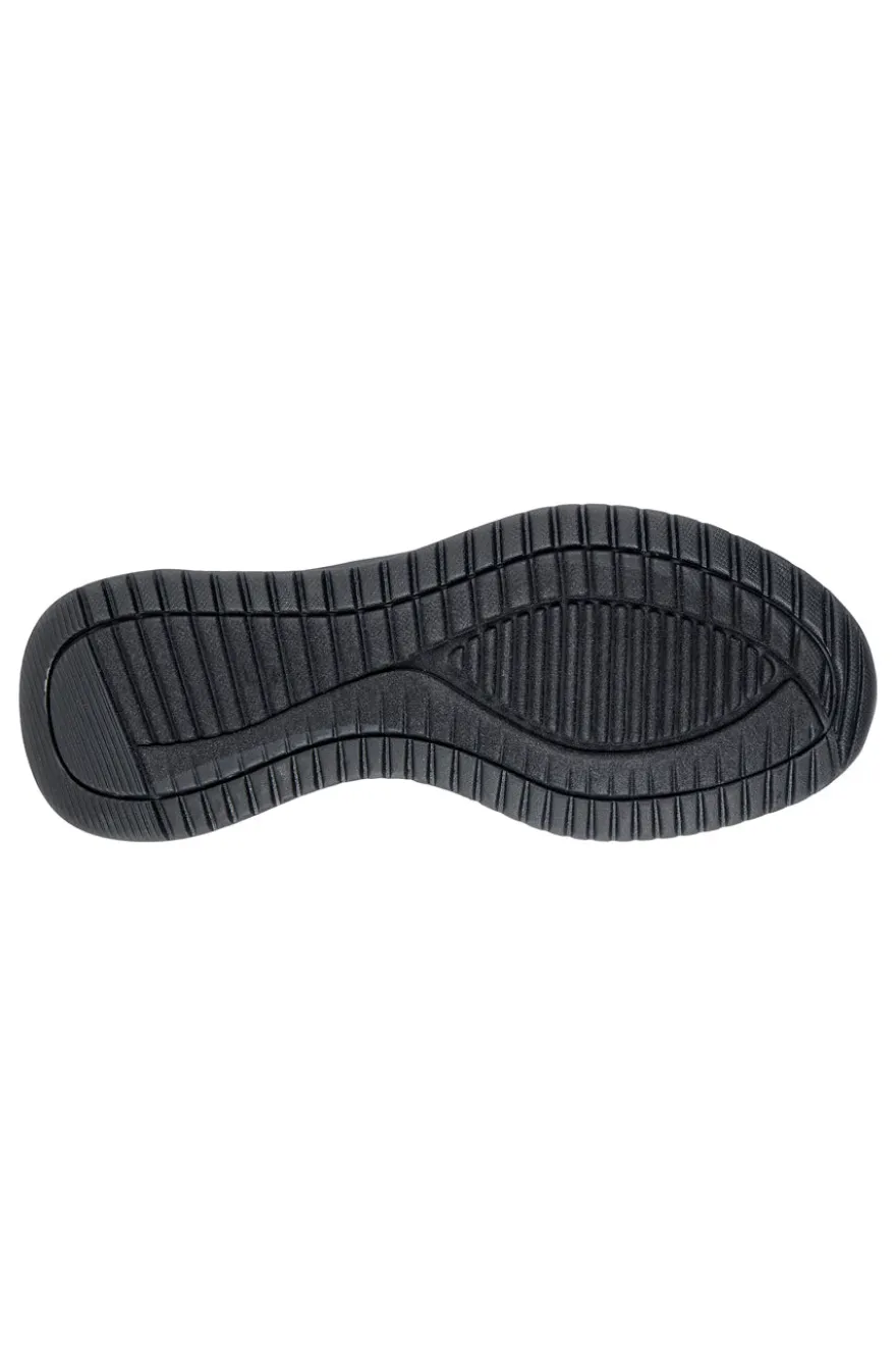 Schwarze Slip-In-Sneaker mit Memory Foam Skechers BOBS SQUAD 4 KEY LOOK