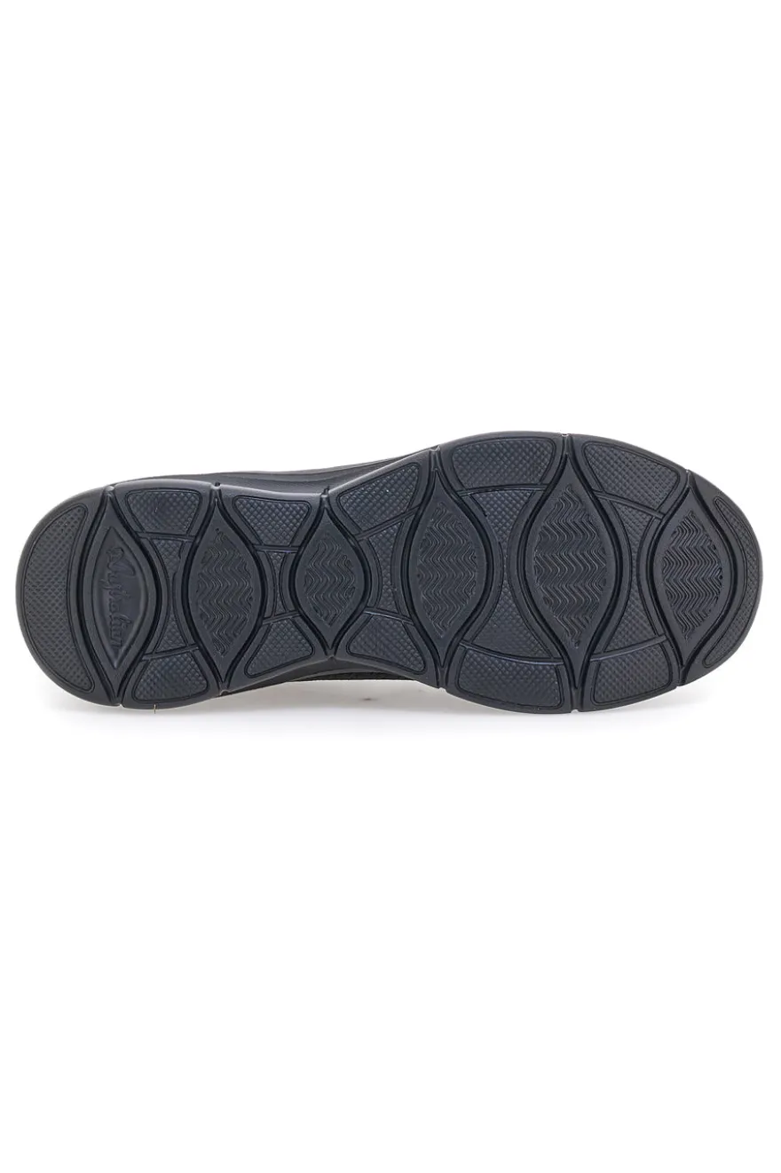 Schwarze Sneakers aus technischem Gewebe mit elastischen Schnürsenkeln Australian AU52W502