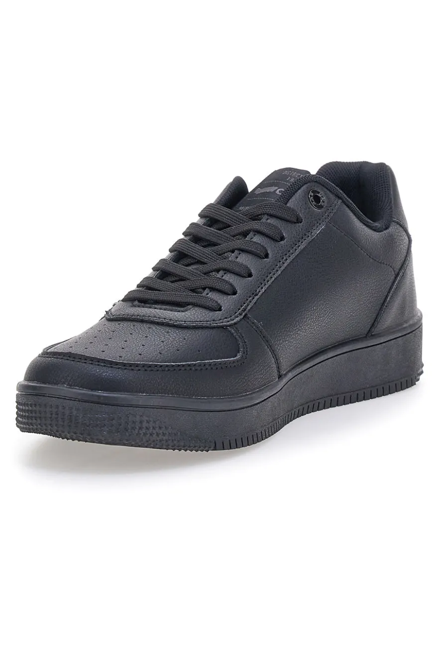 Schwarze Sneakers im schlichten Stil Gas KEVIN LTX