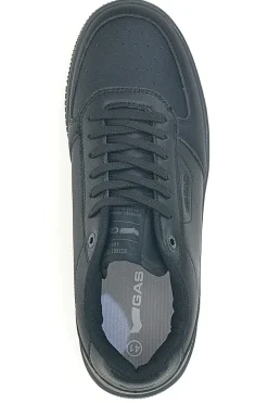 Schwarze Sneakers im schlichten Stil Gas KEVIN LTX