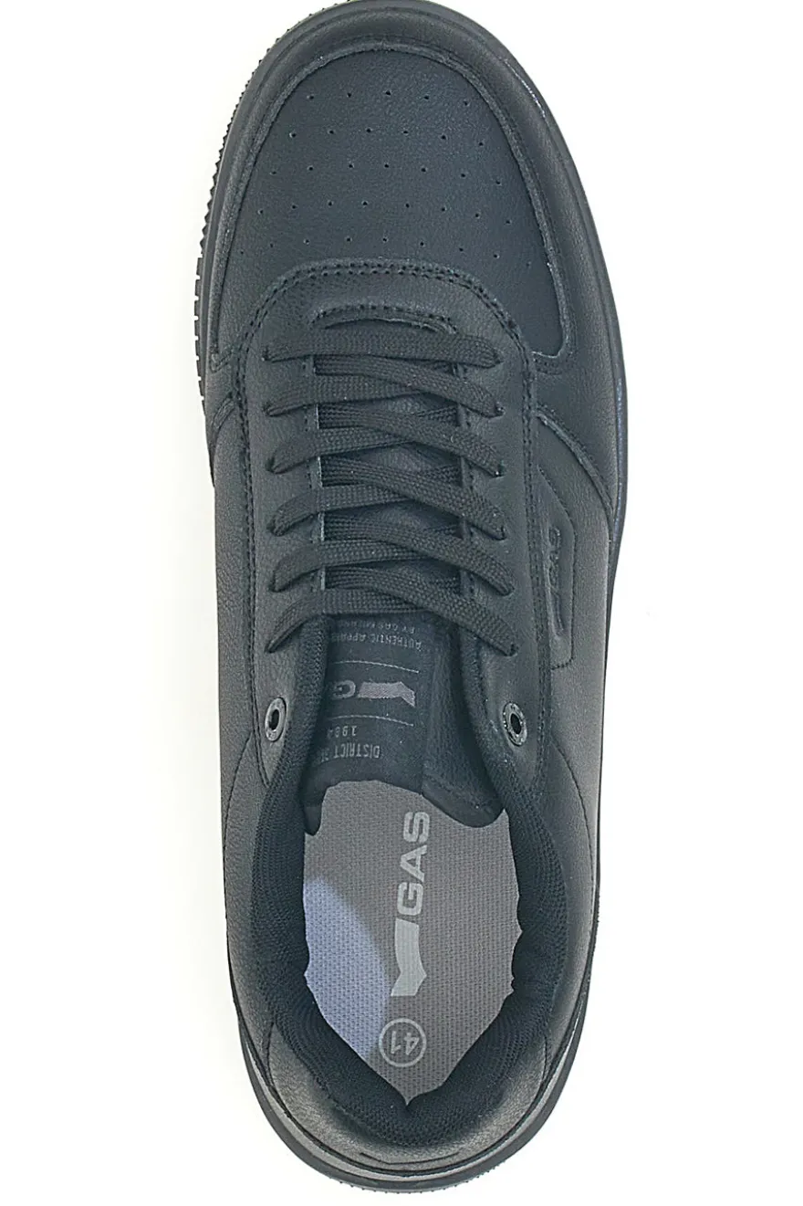 Schwarze Sneakers im schlichten Stil Gas KEVIN LTX