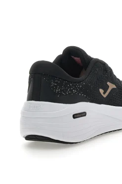 Schwarze Sneakers mit goldenen Details Joma C Dama Lady 2501