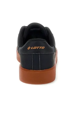 Schwarze Sneakers mit Ledersohle Lotto EQUIPO AMF II LTH