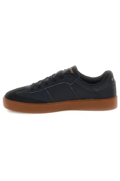 Schwarze Sneakers mit Ledersohle Lotto EQUIPO AMF II LTH