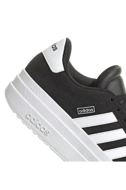 Schwarze Sneakers mit Plateausohle Adidas VL COURT BOLD J