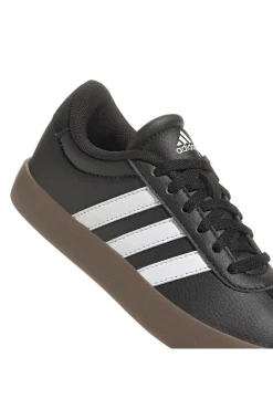 Schwarze Sneakers mit weißen Details Adidas VL Court 3.0