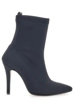 Schwarze Sockenstiefelette mit Pittarello-Absatz 4390