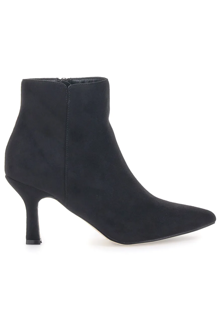 Schwarze Spitzstiefelette Pittarello Glam 1200