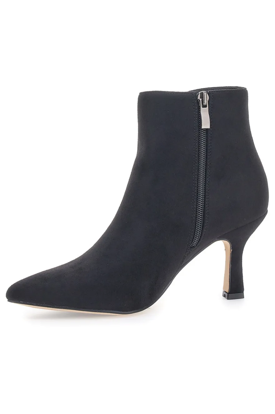 Schwarze Spitzstiefelette Pittarello Glam 1200
