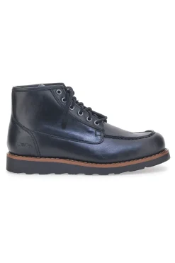 Schwarze Stiefel aus echtem Leder Pittarello Plus 11861