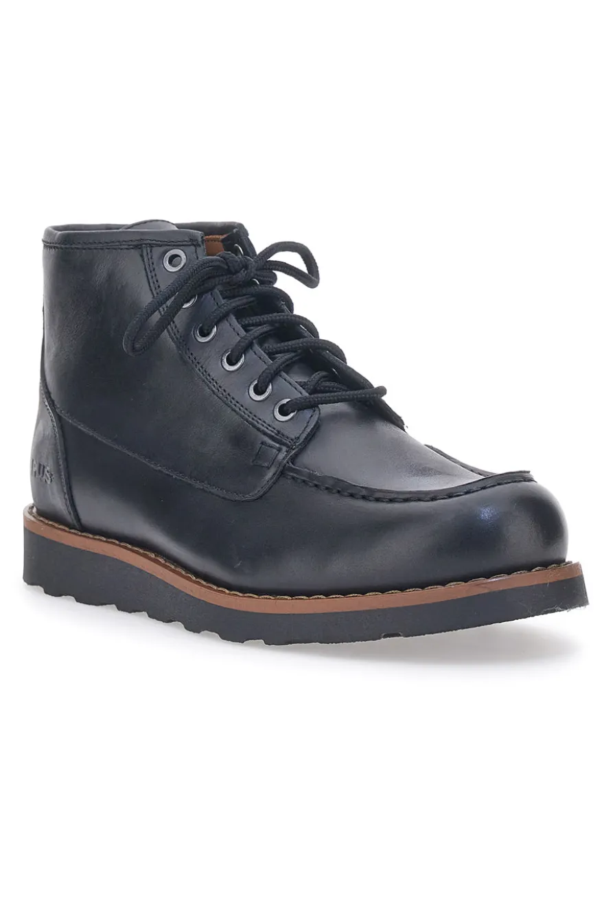 Schwarze Stiefel aus echtem Leder Pittarello Plus 11861