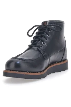 Schwarze Stiefel aus echtem Leder Pittarello Plus 11861