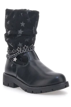 Schwarze Stiefel für Mädchen Danke 14225