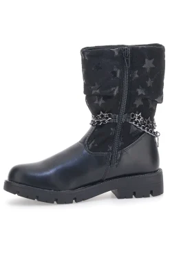 Schwarze Stiefel für Mädchen Danke 14225