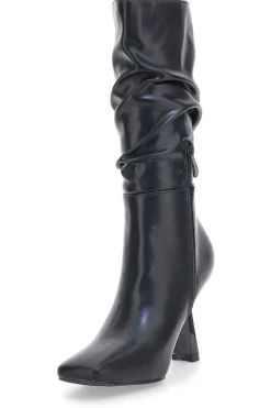 Schwarze Stiefel mit Absatz Gavi 847