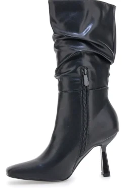 Schwarze Stiefel mit Absatz Gavi 847