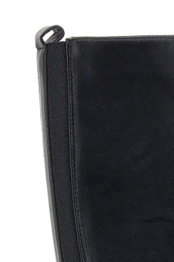 Schwarze Stiefel mit Obermaterial mit elastischen Einsätzen The First 9E90222