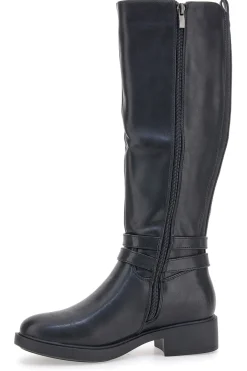 Schwarze Stiefel mit Schelle Energy 295