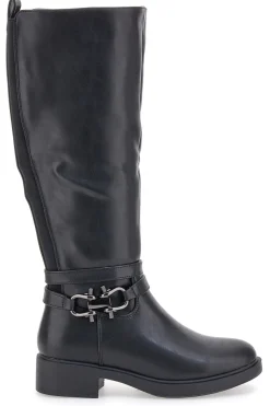 Schwarze Stiefel mit Schelle Energy 295